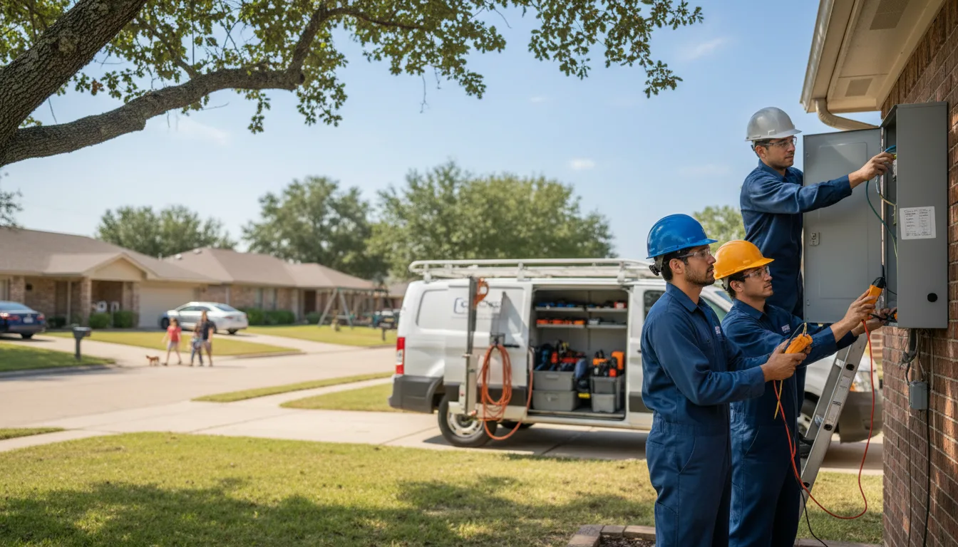 Certified electrician providing emergency electrical services in Shullsburg, WI